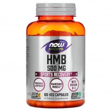 NOW Foods, Sports, HMB, 500 mg, 120 Veg Capsules